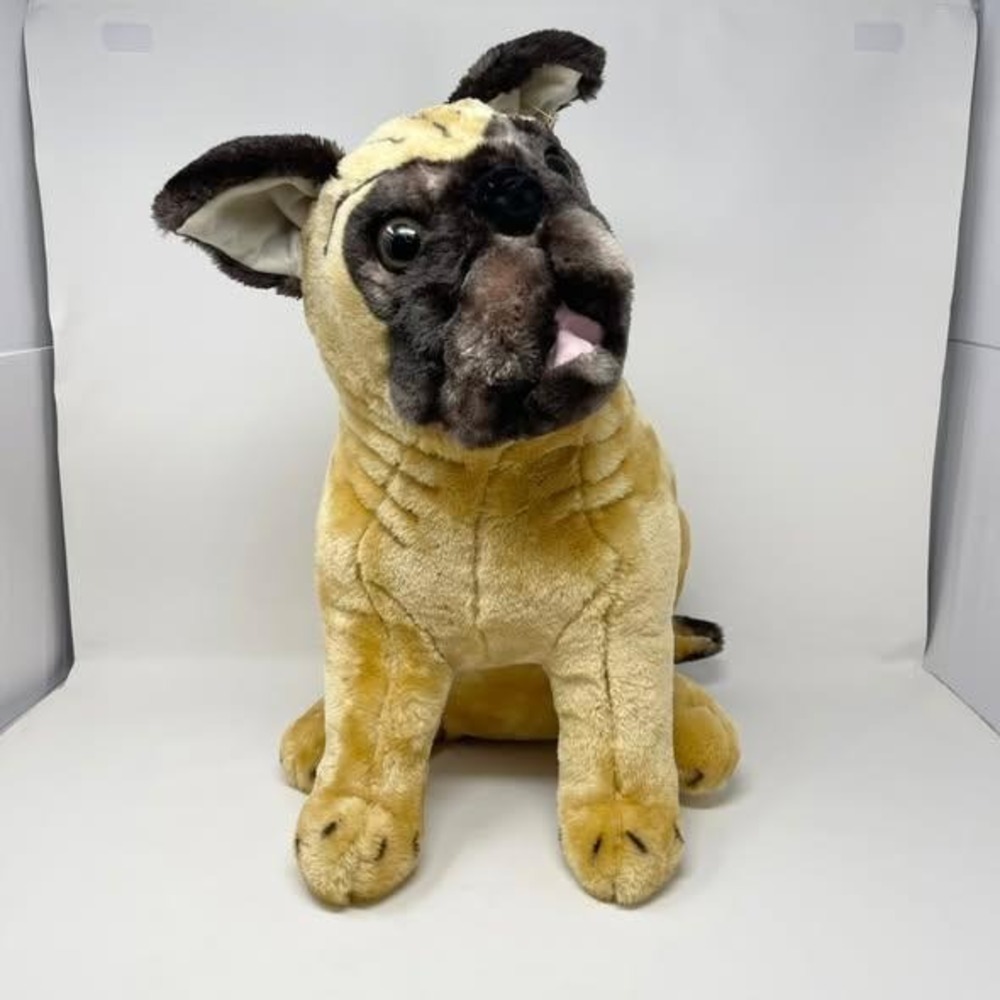 Melissa & Doug Pug Dog Plush Lifelike‎ Stuffed Animal 18" Stuffy Puppy